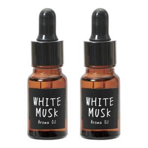 2個セット ジョンズブレンド アロマオイル ホワイトムスク 8ml John's Blend