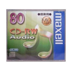 2個セット マクセル CDRWA80MQ.1TP 音楽用 CD-RW 80分 1枚 10mmケース入...