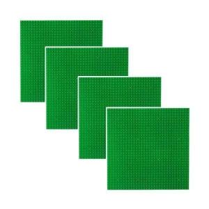 4個セット レゴ ブロック 互換品 基礎板 グリーン 緑 土台 ベースプレート 32×32ポッチ レゴ ((S