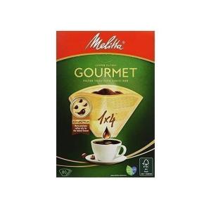 2個セット メリタ コーヒー フィルター ペーパー 4から8杯用 1×4 用 80枚入り グルメシリーズ ブラウン Melitta