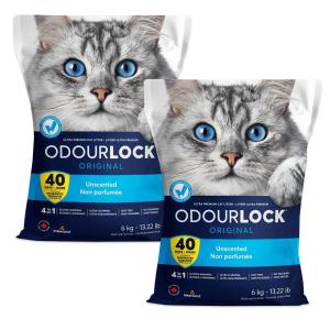 2個セット ペットプロ 猫砂 オードロック 約8秒で小さく固まる 無香料 6kg Happy Days(ハッピーデイズ)