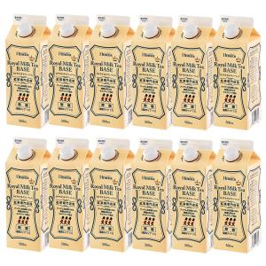12個セット ホーマー ロイヤルミルクティーベース 無糖 500ml ２倍希釈 HOMER｜LARGO Yahoo!店