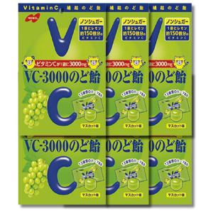 NOBEL 6個セット ノーベル VC-3000のど飴 マスカット味 90g : ベスト