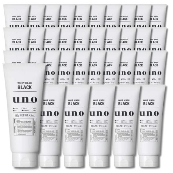 36個セット ファイントゥデイ UNO ホイップ ウォッシュ ブラック 130g 洗顔フォーム