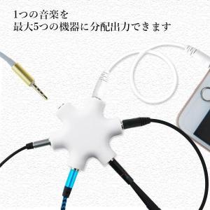 2個セット イヤホン スプリッター 3.5mm...の詳細画像2
