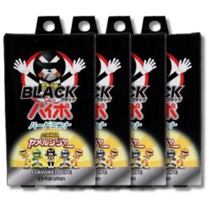 4個セット ライテック ブラックパイポ ハードミント 3本入 禁煙パイプ