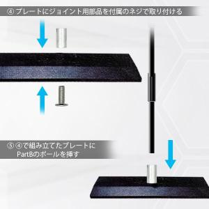 プロジェクタースクリーン 自立式 100インチ...の詳細画像5