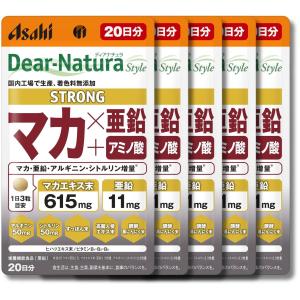 5個セット アサヒグループ食品 ディアナチュラスタイル ストロングマカ×亜鉛 60粒 20日分 サプリ Dear-Natura｜LARGO Yahoo!店