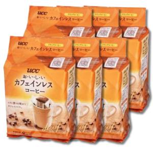 6個セット UCC おいしいカフェインレスコーヒー ワンドリップコーヒー 7g×8袋入