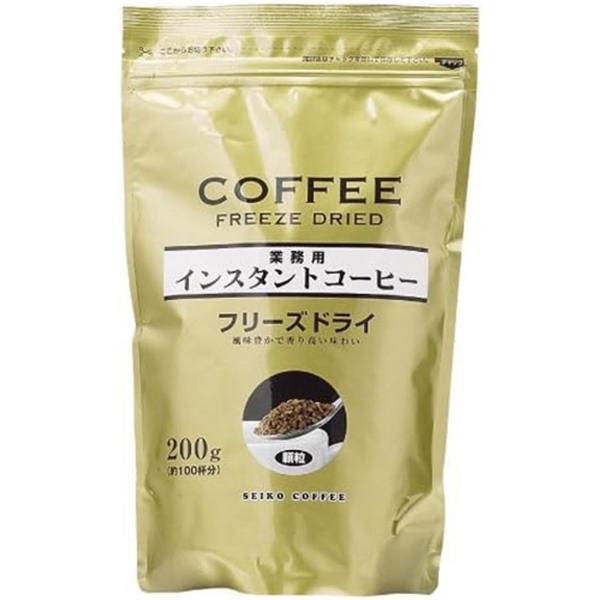 セイコー珈琲 業務用インスタントコーヒー フリーズドライ 200g