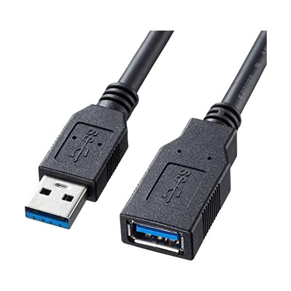 サンワサプライ KU30-EN05K USB3.0延長ケーブル0.5m