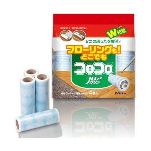 ニトムズ C4354 コロコロフロアクリン スペアテープ 45周 4巻入 フローリング カーペット