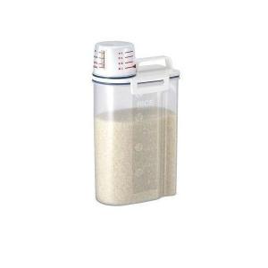ASVEL 7509 アスベル 密閉米びつ2kg ホワイト 冷蔵庫