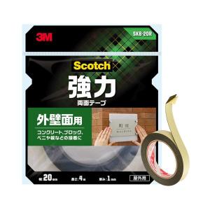 3M スリーエム SKB-20R スコッチ 強力両面テープ 外壁面用 幅20mm×長さm｜LARGO Yahoo!店