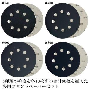 サンディングディスク 125mm 耐水ペーパー...の詳細画像2