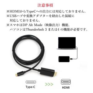 タイプc HDMI 変換ケーブル 4K 60H...の詳細画像4