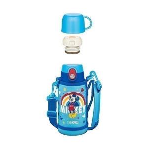 サーモス FJO-600WFDS BL  0.6L 0.64L 水筒 真空断熱2ウェイボトル ミッキー ブルー THERMOS