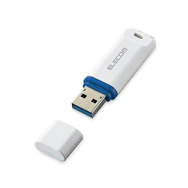 エレコム USBメモリ 64GB USB3.2(Gen1)対応 キャップ式 データ復旧サービス付 ホ...