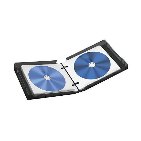 エレコム クリアケース 24枚収納 Blu-ray/DVD/CD 対応 クリアブラック CCD-FB...