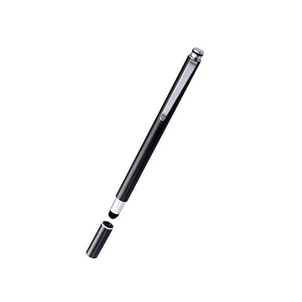 エレコム タッチペン スタイラスペン 超感度 高感度 軽量 ペン先スリム 5.5mm ブラック P-...