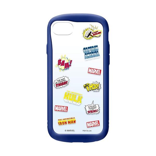 PGA iPhone SE(第3・2世代)876s6用 ガラスタフケース アベンジャーズPG-DGT...