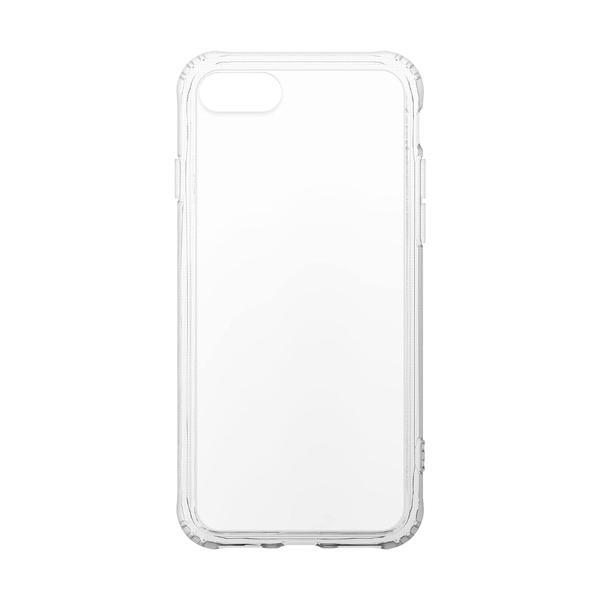 PGA iPhone SE(第3・2世代)87用 抗菌ガラスハイブリッドケース クリアPG-22MG...