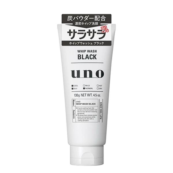 ファイントゥデイ UNO ホイップ ウォッシュ ブラック 130g 洗顔フォーム