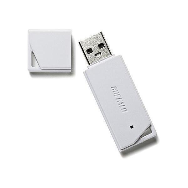 BUFFALO USB2.0 どっちもUSBメモリー 64GB ホワイト RUF2-KR64GA-W...