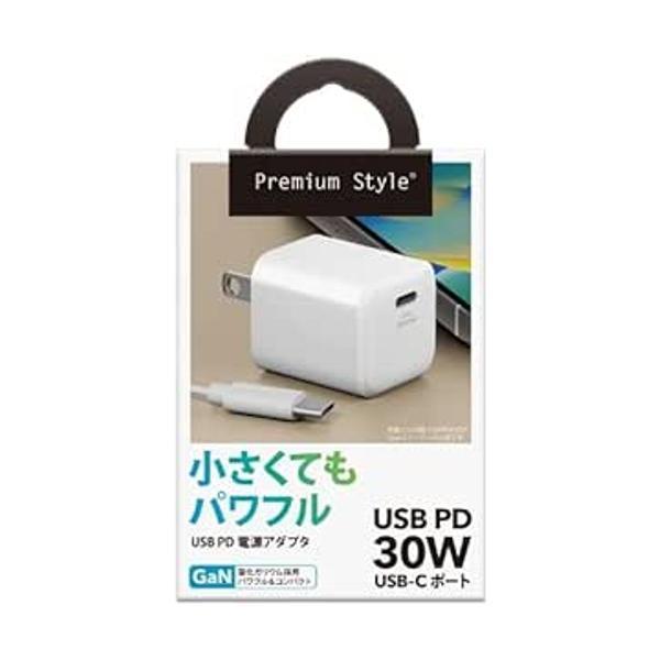 PGA Premium Style USB PD 電源アダプタ ホワイト PG-PD30AD02WH