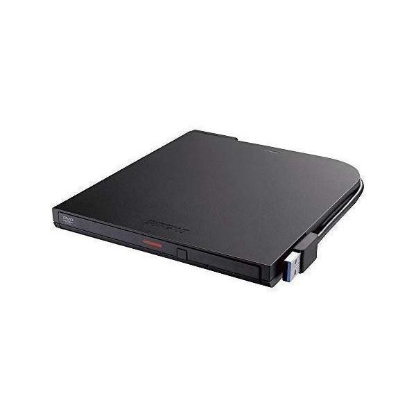BUFFALO USB3.2(Gen1)対応ポータブルDVD-ROM読込専用モデル DVSM-PTR...