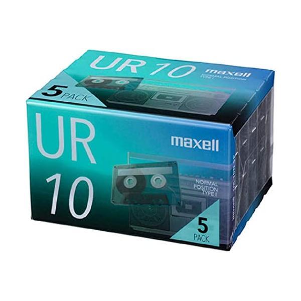 マクセル 録音用カセットテープ 10分 5巻 URシリーズ UR-10N 5P