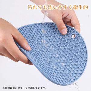 鍋敷き シリコン 耐熱 滑り止め ハニカム構造...の詳細画像3
