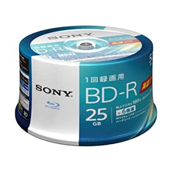 ソニー 50BNR1VJPP6 1回録画用 50枚入り ブルーレイディスク BD-R 25GB 1層...