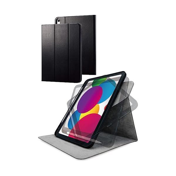 エレコム iPad 10.9 第10世代 (2022年) ケース ブラック TB-A22RSA360...