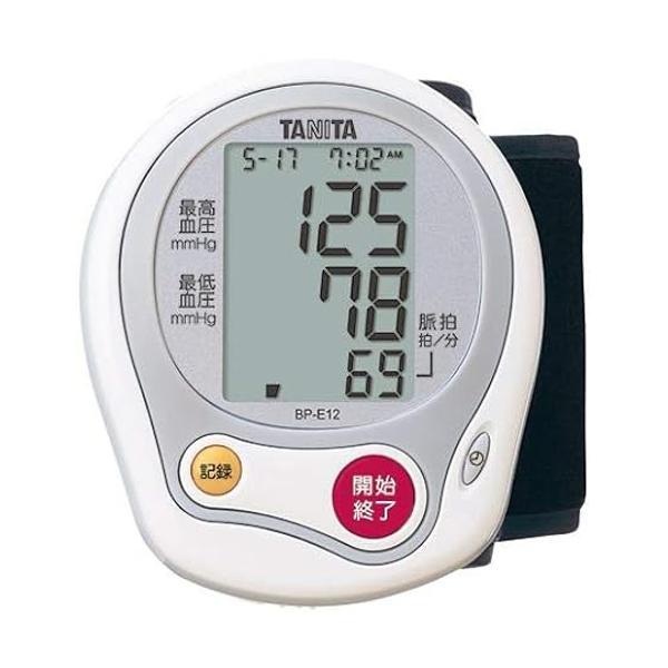 タニタ BP-E12-WH(ホワイト) 手首式血圧計