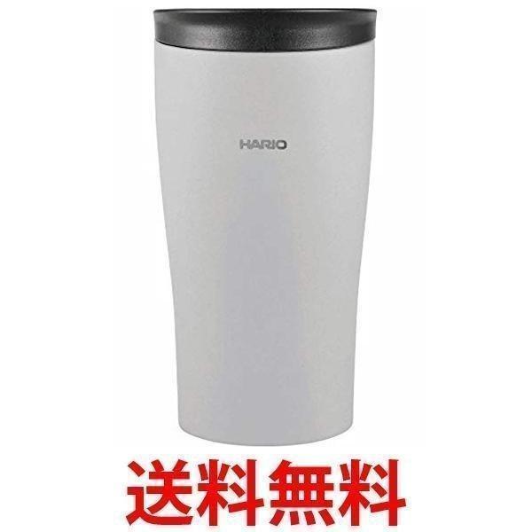 ハリオ タンブラー グレー 300ml HARIO フタ付き保温タンブラー STF-300-GR H...
