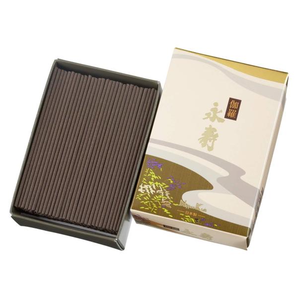 日本香堂 伽羅永寿 ミニ 約80g