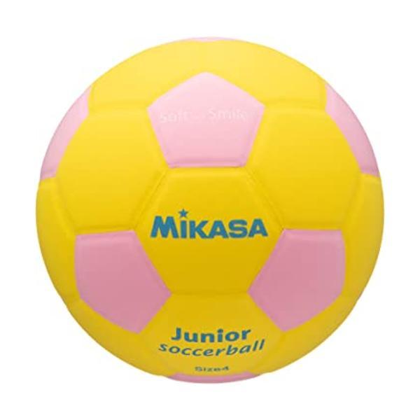 ミカサ(MIKASA) ジュニア サッカーボール 4号 スマイルサッカー (小学生用) 約180g ...