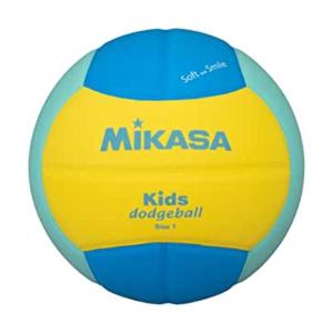 ミカサ(MIKASA) スマイル ドッジボール 1号 (幼児~小学生向け) 150ｇ 黄/青/緑 SD10-YLG