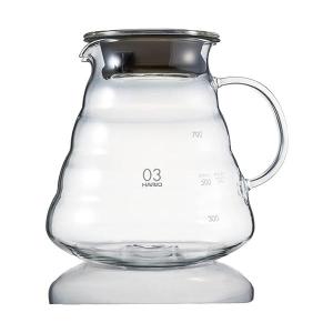 ハリオ XGSR-80-TB V60 レンジサーバー 800 クリア コーヒーサーバー 2~6杯用 800ml HARIO｜LARGO Yahoo!店