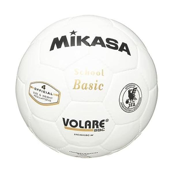 ミカサ SVC402SBC-W ホワイト サッカーボール 4号 日本サッカー協会 検定球 (小学生用...