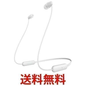 SONY ソニー ワイヤレスイヤホン WI-C200 WC Bluetooth対応/最大15時間連続再生/マイク付き 2019年モデル ホワイト