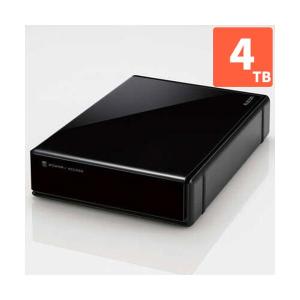 エレコム HDD 外付け SeeQVault規格 USB3.2 Gen1 ブラック 4TB ELD-QEN2040UBK(1台)