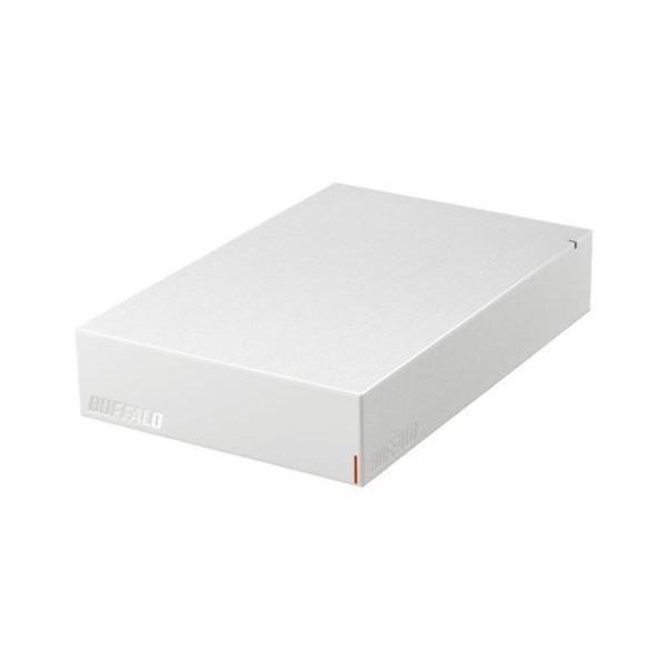 BUFFALO 外付けHDD ホワイト 4TB HD-LE4U3-WB