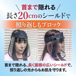 偏光バイザー UVカット 99.9% 紫外線 ...の詳細画像4