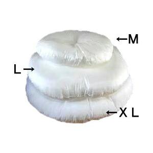 M 中身単品 直径80cm ふわふわ ラウンドベッド 日本製 小型犬用ベッド ラリカンオリジナル 小...