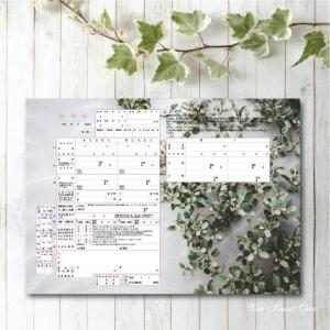 デザイン婚姻届 『ナチュラルプランツ』オリジナル婚姻届