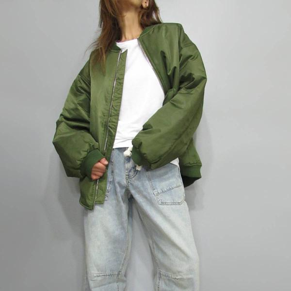 Outer127 オーバーサイズ　MA-1　パファージャケット
