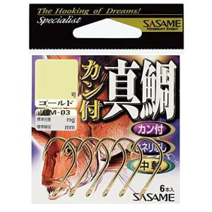 ささめ針(SASAME) RM-03 カン付真鯛 (金) 11号｜lasantalease