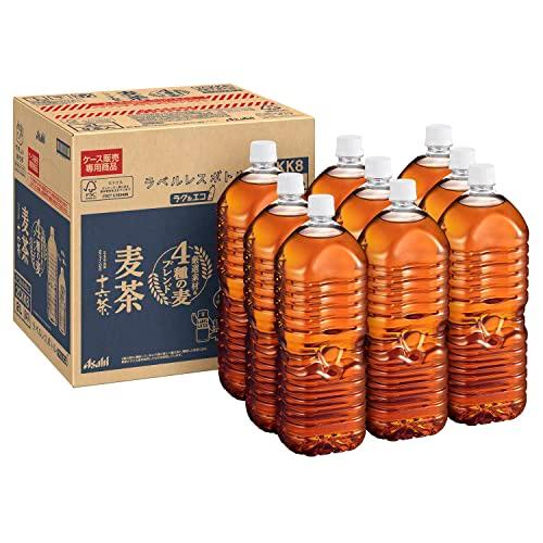 アサヒ飲料 アサヒ 十六茶麦茶 ラベルレスボトル 2L×9本 [お茶] [ノンカフェイン]